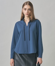 マラボーテＷジョーゼット バイカラーナロータイカットソー