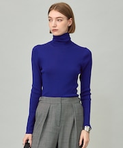 【新色追加】エクストラファインメリノリブ タートルネックプルオーバー