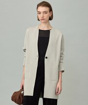 【洗える】 アセテートミラノ ロングカーディガン