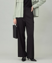 【スマートバック仕様・洗える】ストレッチダブルサテン カーゴパンツ