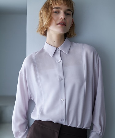 【洗える】 シアービエラ デザインシャツ