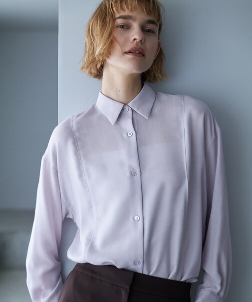 【洗える】 シアービエラ デザインシャツ