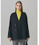 WoolRever ノーカラーショートコート