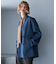 WoolRever ノーカラーショートコート