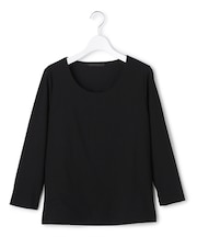 【速乾・UVケア・接触冷感・洗える】 スーペリアジャージー Uネックカットソー