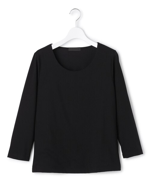 【速乾・UVケア・接触冷感・洗える】 スーペリアジャージー Uネックカットソー