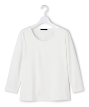 【速乾・UVケア・接触冷感・洗える】 スーペリアジャージー Uネックカットソー