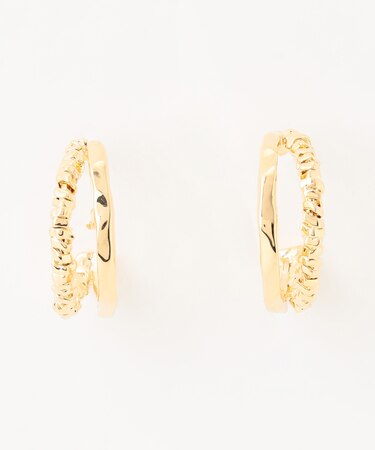 ダブルループピアス