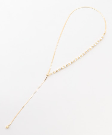 パールメタルネックレス