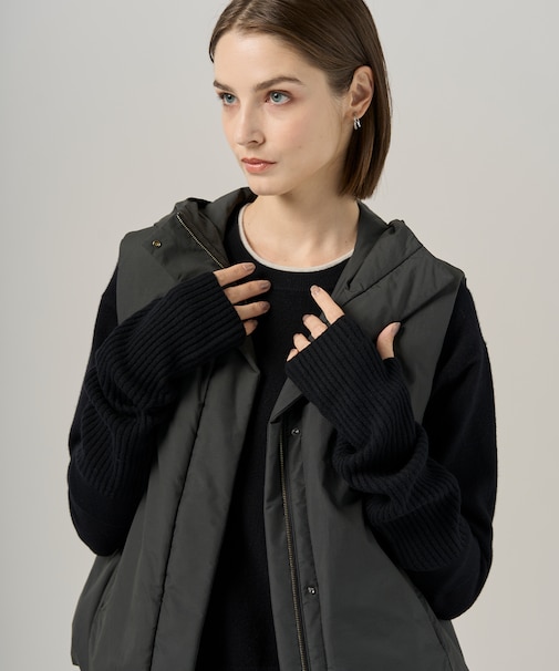 カシミヤブレンド ニットグローブ