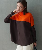【新色追加・WEB限定カラーあり】 ヴィスコースワイド タートルネックプルオーバー