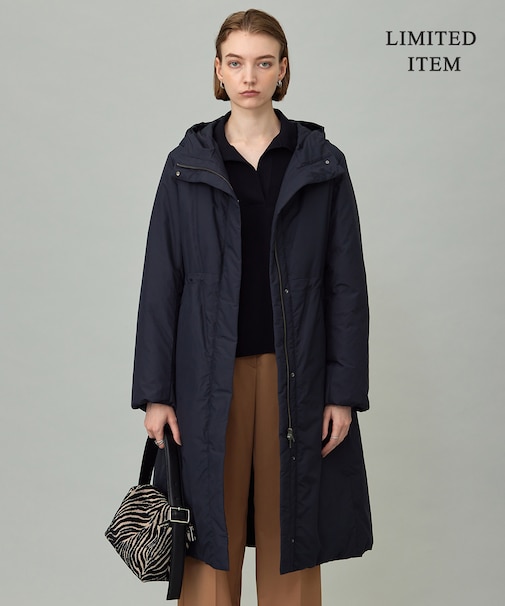 【WEB&一部店舗限定・撥水加工】ADSダウン フーデットロングコート