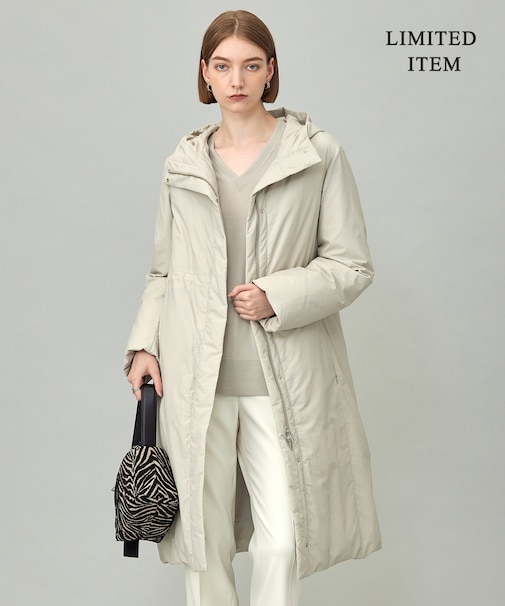 【WEB&一部店舗限定・撥水加工】ADSダウン フーデットロングコート