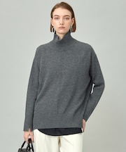 【新色追加・洗える】ソフトカシミヤミックス ハイネックニット