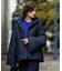 【WEB限定カラーあり・撥水加工】ADSダウン フーデットミドル丈コート