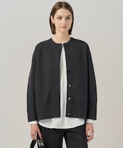 ミルドウール ニットブルゾン