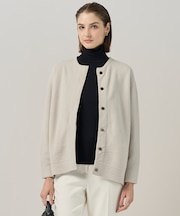 ミルドウール ニットブルゾン