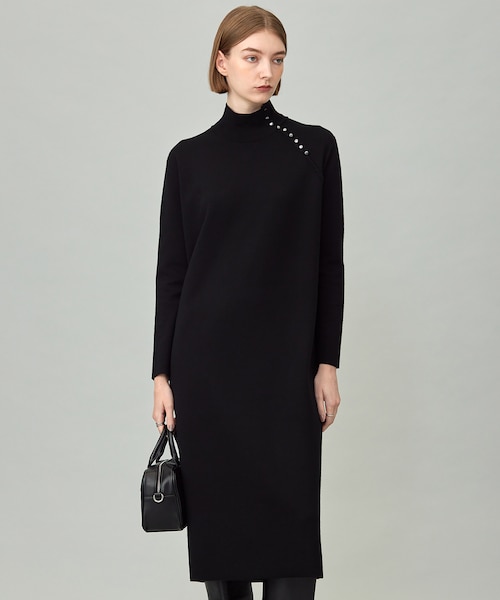 洗える】 レーヨンストレッチポンチ フレアワンピース｜アイシービーの