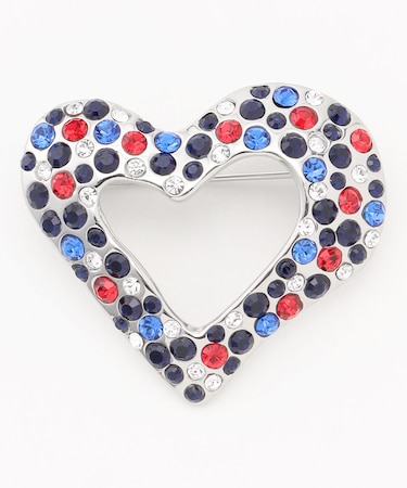 ビジューブローチ