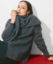 【30th ANNIVERSARY】ルレックスフォックスアルパカ Vネックカーディガン