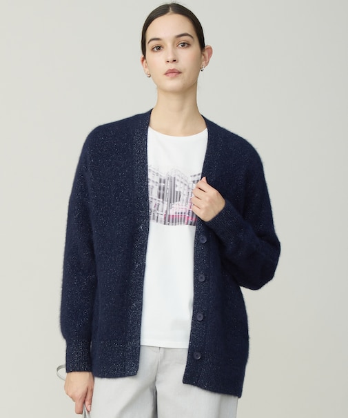 【30th ANNIVERSARY】ルレックスフォックスアルパカ Vネックカーディガン