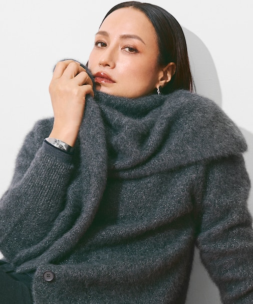 【30th ANNIVERSARY】ルレックスフォックスアルパカ ニットスカーフ