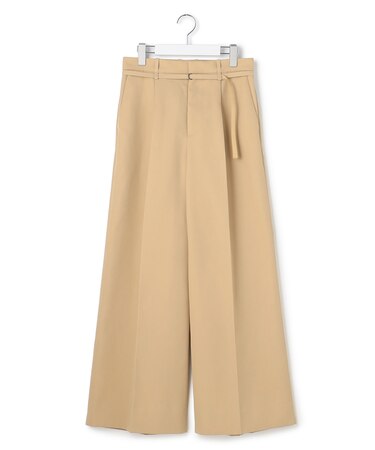 【WEB&一部店舗限定・撥水加工・洗える】C0SoftTwill ワイドパンツ