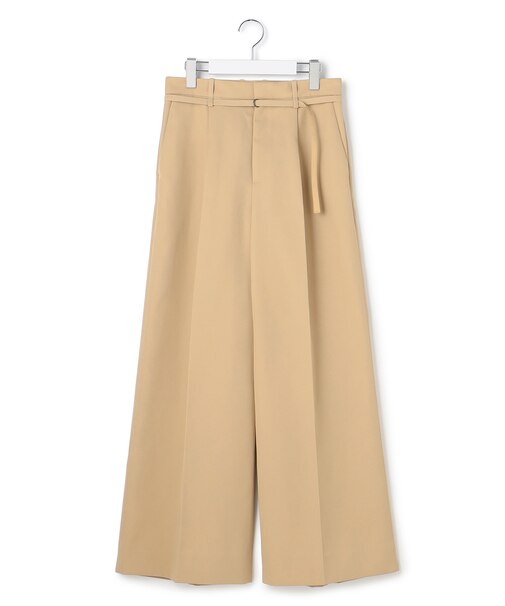 【WEB&一部店舗限定・撥水加工・洗える】C0SoftTwill ワイドパンツ