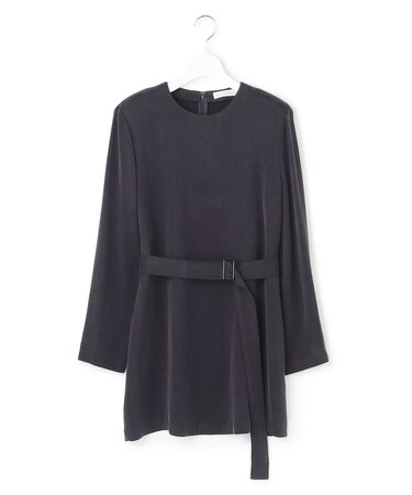 【WEB＆一部店舗限定】BrightCupraSatin チュニックブラウス