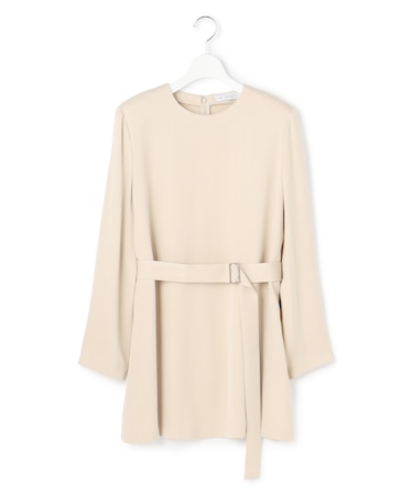 【WEB＆一部店舗限定】BrightCupraSatin チュニックブラウス