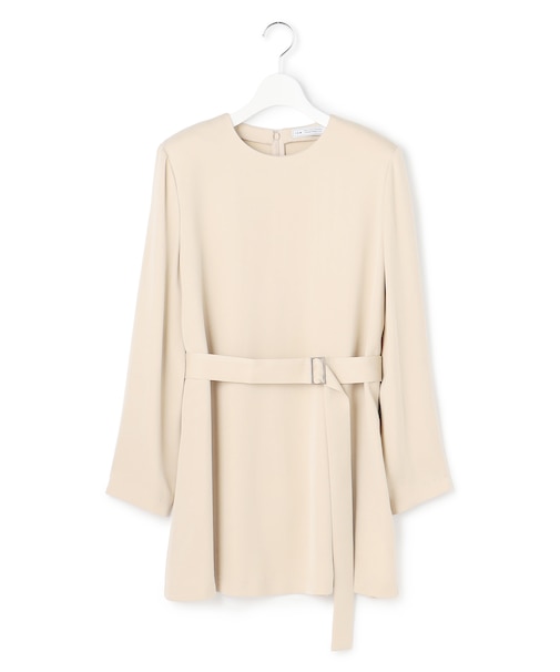 【WEB＆一部店舗限定】BrightCupraSatin チュニックブラウス