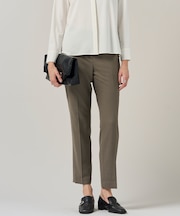 【UVカット・洗える】ウール2WAYストレッチ スティックパンツ