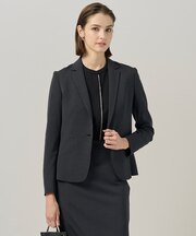 【UVカット・洗える】ウール2WAYストレッチ テーラードジャケット