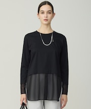 サテンラッセルコンビ カットソー