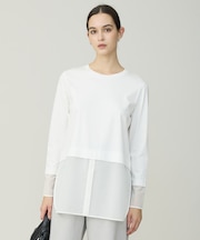 サテンラッセルコンビ カットソー