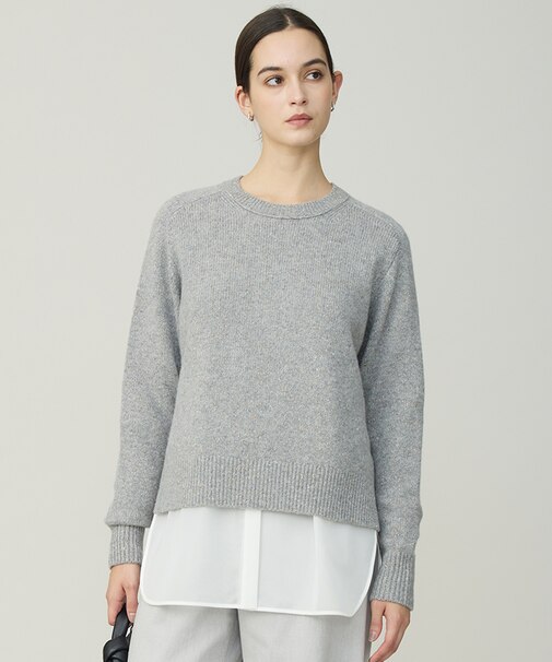 サテンラッセルコンビ カットソー