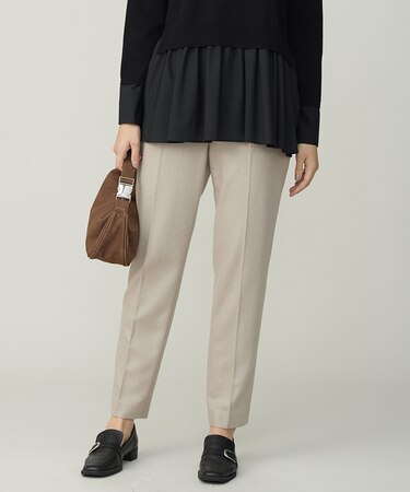 ウォッシャブルライトウール スティックパンツ