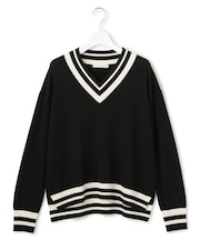 ハイゲージソフトウール チルデンVネックプルオーバー