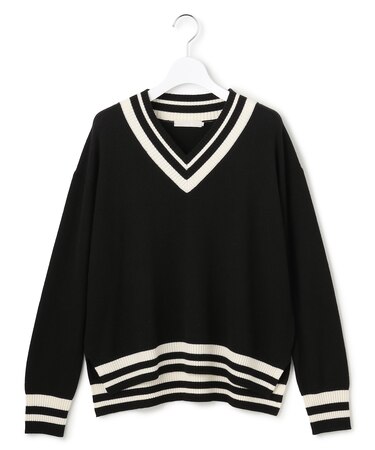 ハイゲージソフトウール チルデンVネックプルオーバー