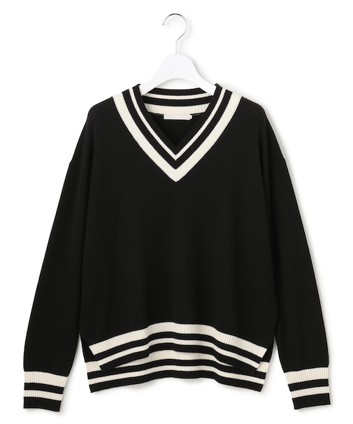 ハイゲージソフトウール チルデンVネックプルオーバー