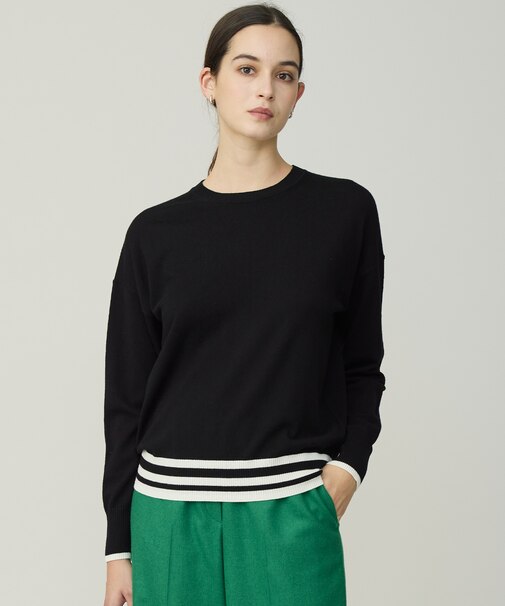 ハイゲージソフトウール ニットプルオーバー