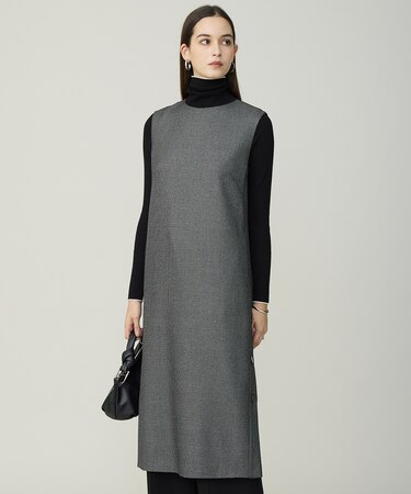 ウォッシャブルライトウール ワンピース