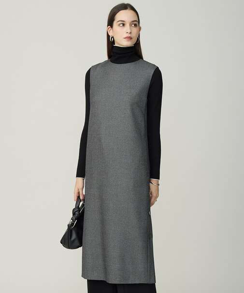 ウォッシャブルライトウール ワンピース