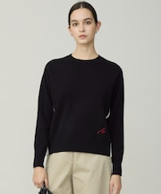 【30th ANNIVERSARY】 カシミヤブレンド 配色デザインプルオーバー