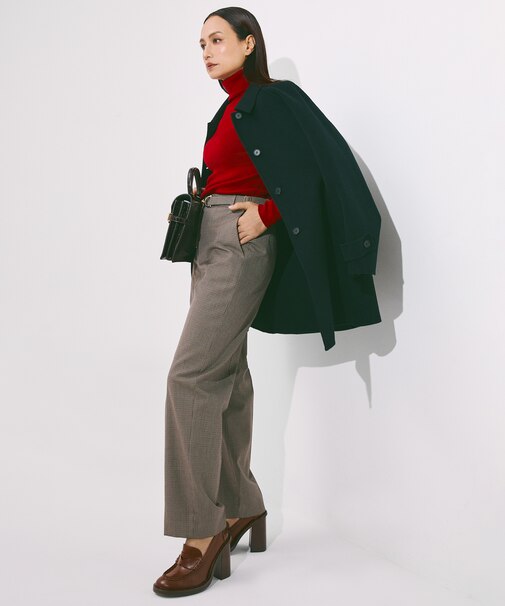 【30th ANNIVERSARY】ウールガンクラブチェック テーパードパンツ