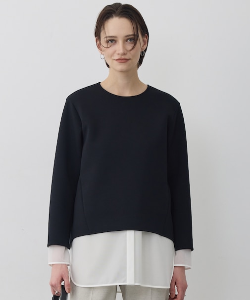 【WEB限定カラーあり】ソフトダンボール スリットテール プルオーバー