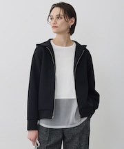 【WEB限定カラーあり】ソフトダンボール ジップアップ フーディ