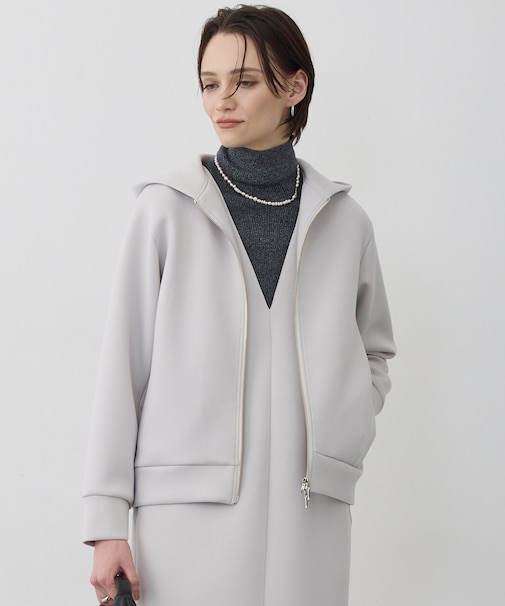 【WEB限定カラーあり】ソフトダンボール ジップアップ フーディ