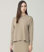 コットンポリエステルスムース  プルオーバー ニット