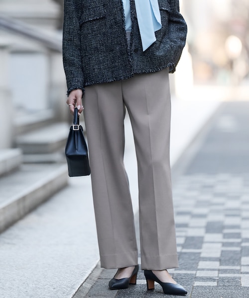 ハイツイストダブルクロス ワイドパンツ｜アイシービーの通販｜&mall